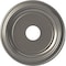 Ekena Millwork Traditional Thermoformed PVC Ceiling Medallion Fits Canopies up to 9 1/2-in., Aged Dark Steel CMP16TRCST - alternate 1